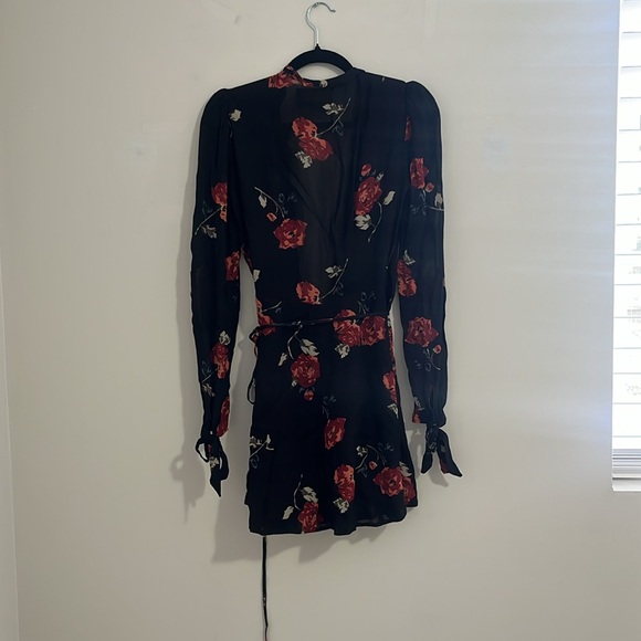 Reformation Delta Flower Wrap Dress - Picture 11 of 11